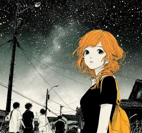 《星轨拾遗》科幻题材漫画封面